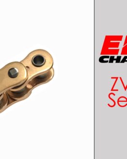 Vortex Racing EK 525 ZVX3 Motorcycle Chain 150 Links Gold Rivet