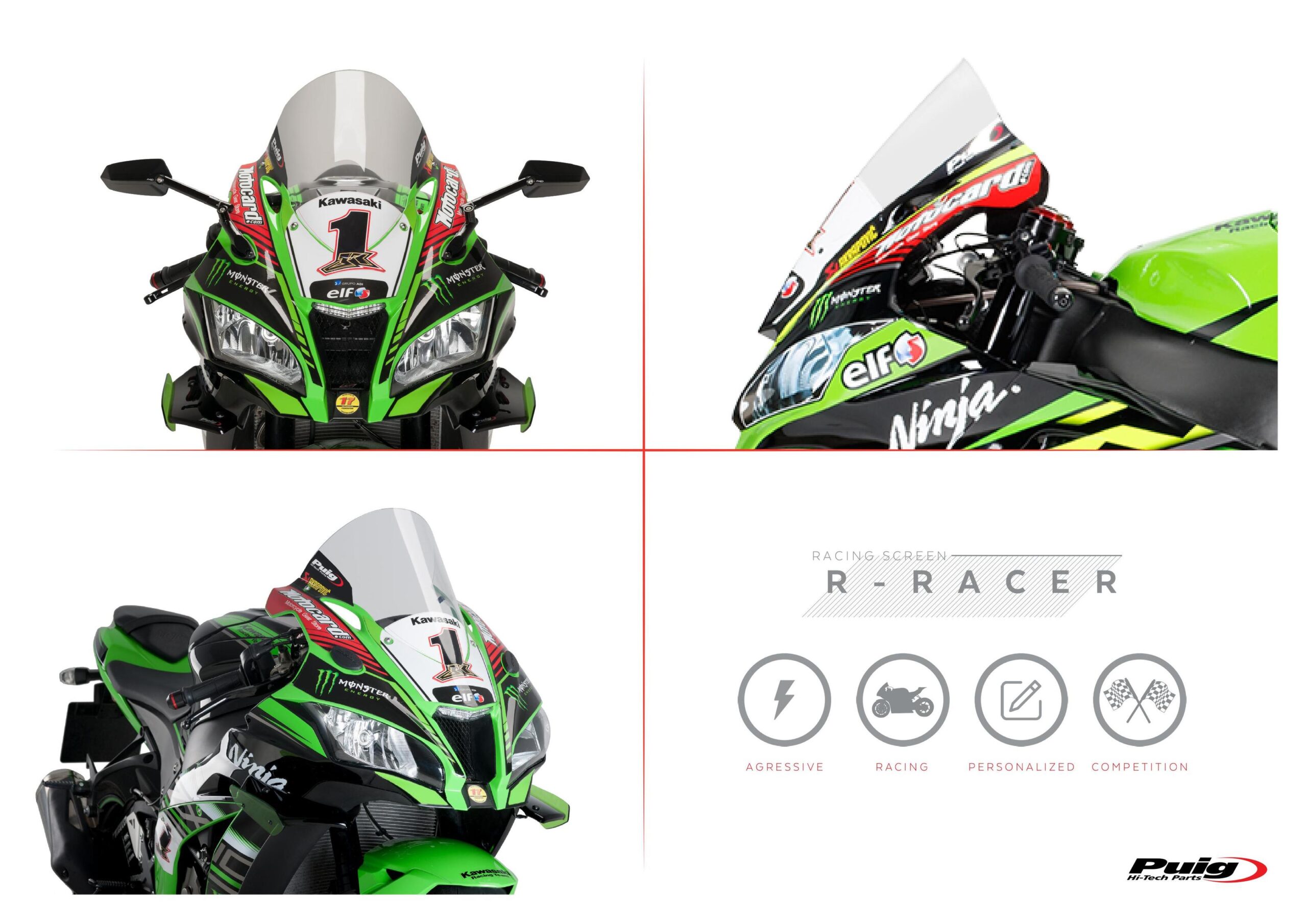 14-1/4" Clear Racing Windscreen - Image 6