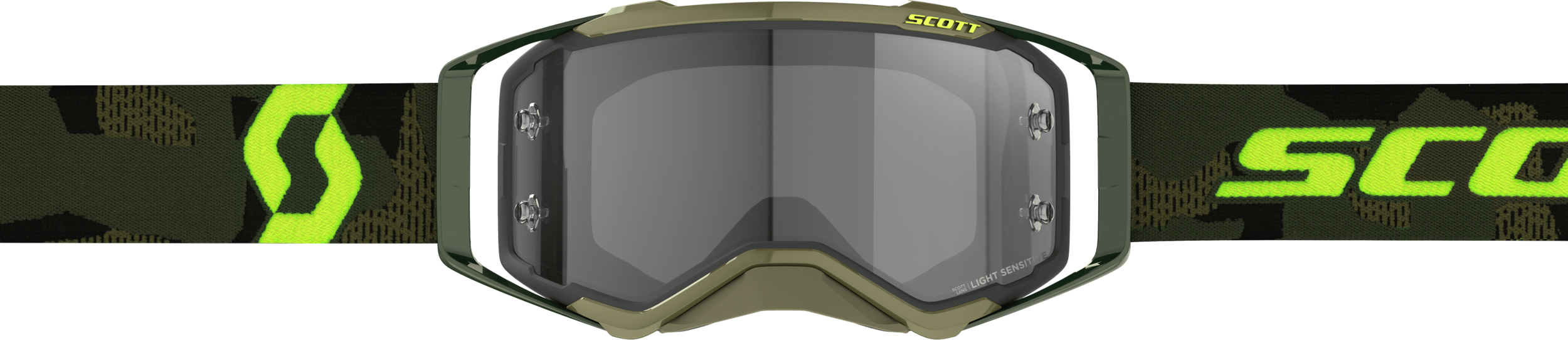 Prospect LS Goggles Khaki Green/Hi-Viz Yellow Light Sensitive Gray Works - Image 3