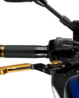 PUIG Hi-Tech Extendable Folding Brake Lever Gold