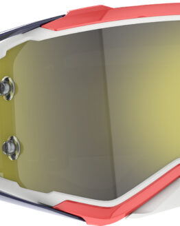 Prospect Goggles Red/White Yellow Chrome Works Lens