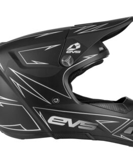 EVS T3 Pinner Matte Black Youth Helmet Small