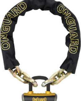 OnGuard Beast 8016L 6ft Chain Lock with U-Lock Black/Yellow