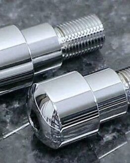 Diamond Billet Bar Ends Aluminum Silver 2pc Fits 1999-2005 Yamaha R6