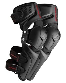EVS Epic Knee Guard Black Pair Small/Medium CE Rated