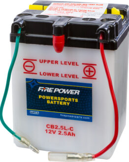 Fire Power 12V Heavy Duty Battery CB2.5L-C Replaces YB2.5L-C