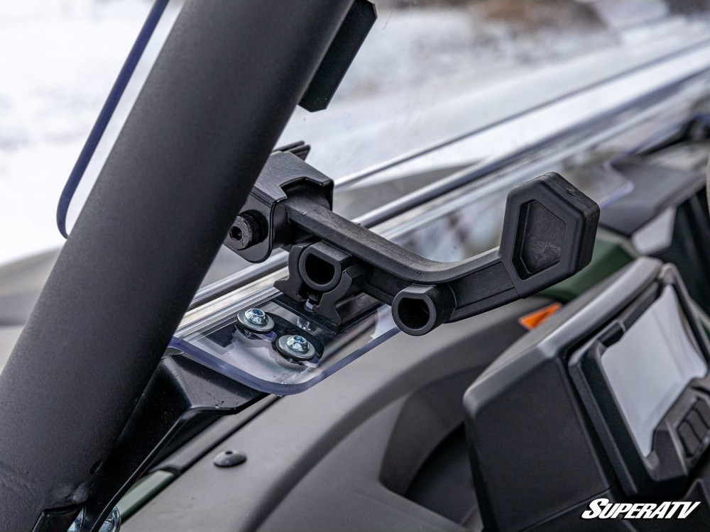 SuperATV Flip Windshield Clear Polycarbonate For Yamaha Wolverine RMAX4 - Image 8