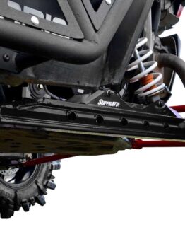 SuperATV 1" Rear Offset Trailing Arms - Black Fits 16-21 RZR XP Turbo