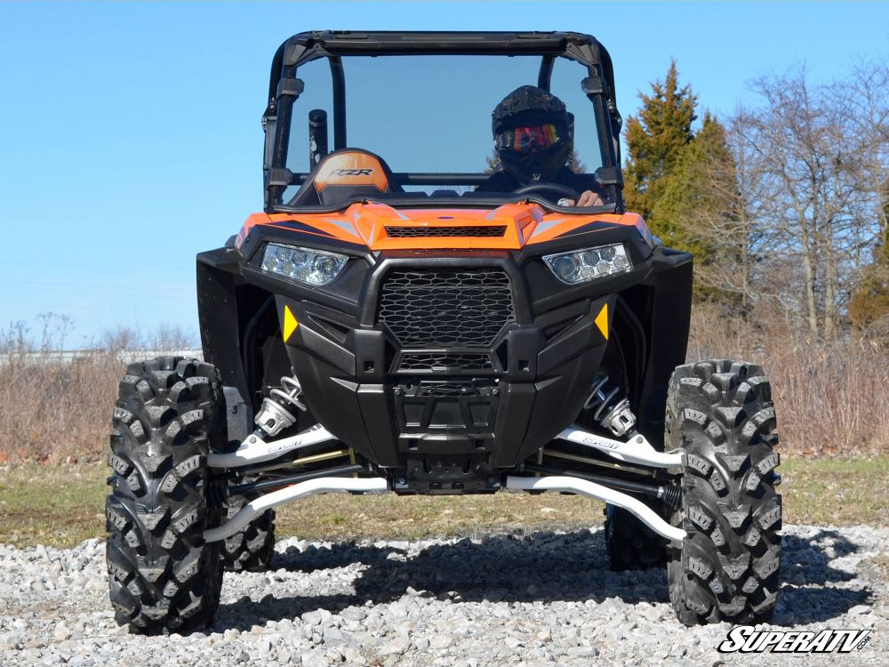 SuperATV Scratch Resistant Full Windshield - Tint For 14-18 RZR XP 1000 - Image 3