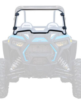 SuperATV Full Windshield Clear Poly For 19-21 Polaris RZR XP 1000