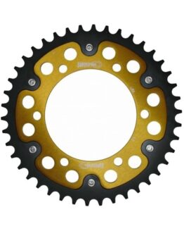 Supersprox Stealth 42T Rear Sprocket Gold 520 Chain For Honda/Kawasaki
