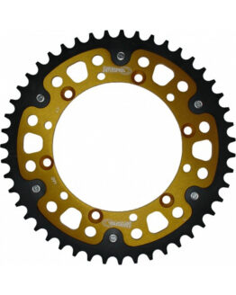 Supersprox Stealth Rear Sprocket 47T Gold 520 For Kawasaki KX KDX KLX