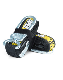 ProTaper 84in x 1.5in Swivel Carabiner Tie-Downs - Black