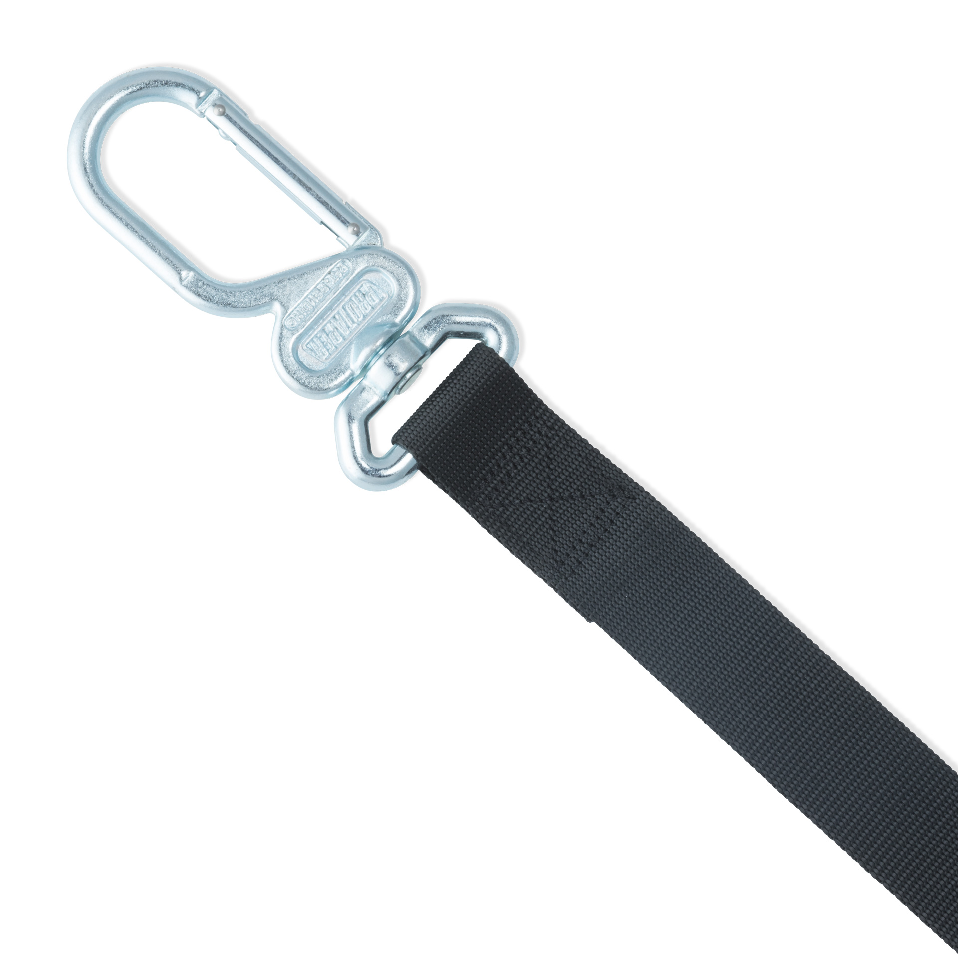 ProTaper 84in x 1.5in Swivel Carabiner Tie-Downs - Black - Image 3