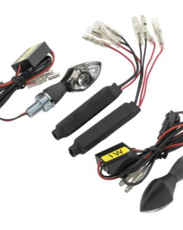 Black Micro Bright LED Turn Signals - Pair