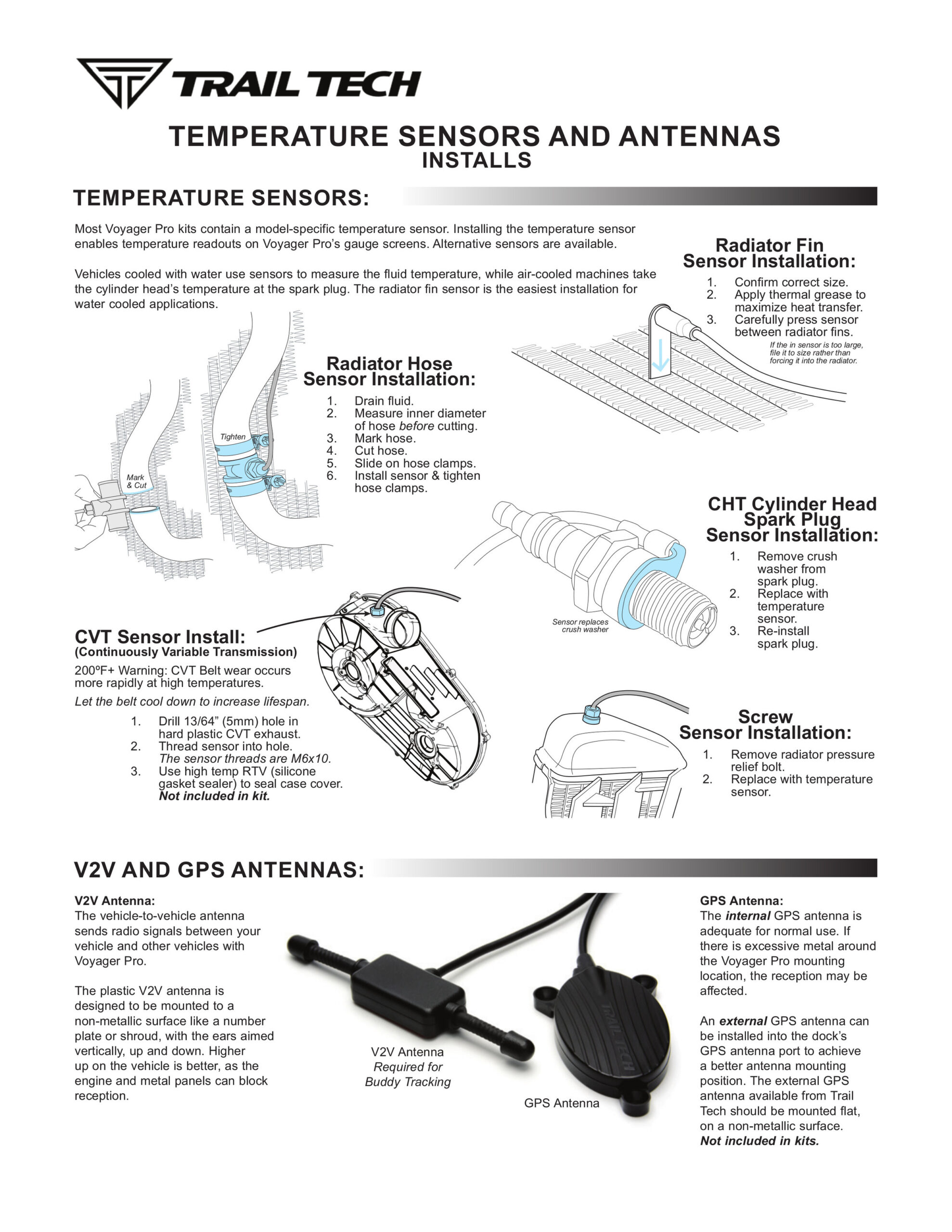 Trail Tech Voyager Pro UTV GPS Kit with ROPS Cage Mount - Image 10