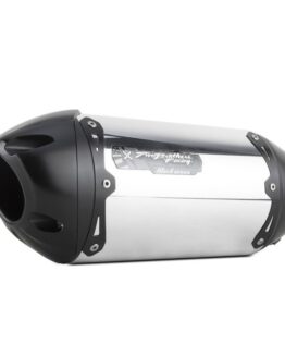S1R Black Aluminum Slip On Muffler
