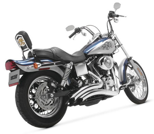 Big Radius 2-into-2 Chrome Full Exhaust - Image 3