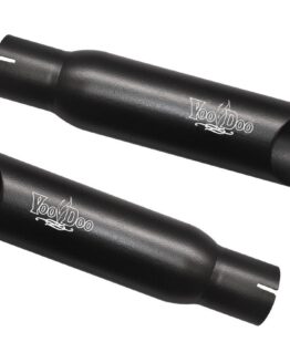 Black Dual Shorty Slip On Exhaust