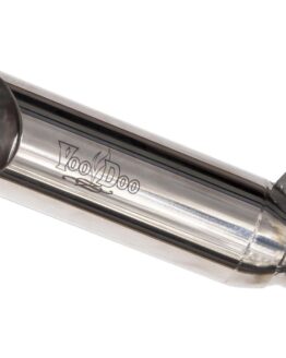 Polished Shorty Slip On Exhaust Muffler