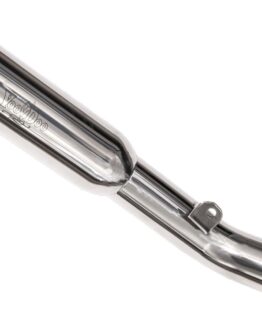 Voodoo Polished Shorty 3/4 Slip On Exhaust Silver Fits 08+ Suzuki GSXR600/750