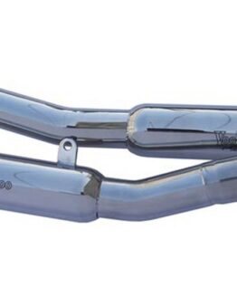 Polished Dual Shorty Slip On Exhaust