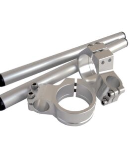 Vortex 38mm Clip-On Handlebars Silver Aluminum Pair CL0038