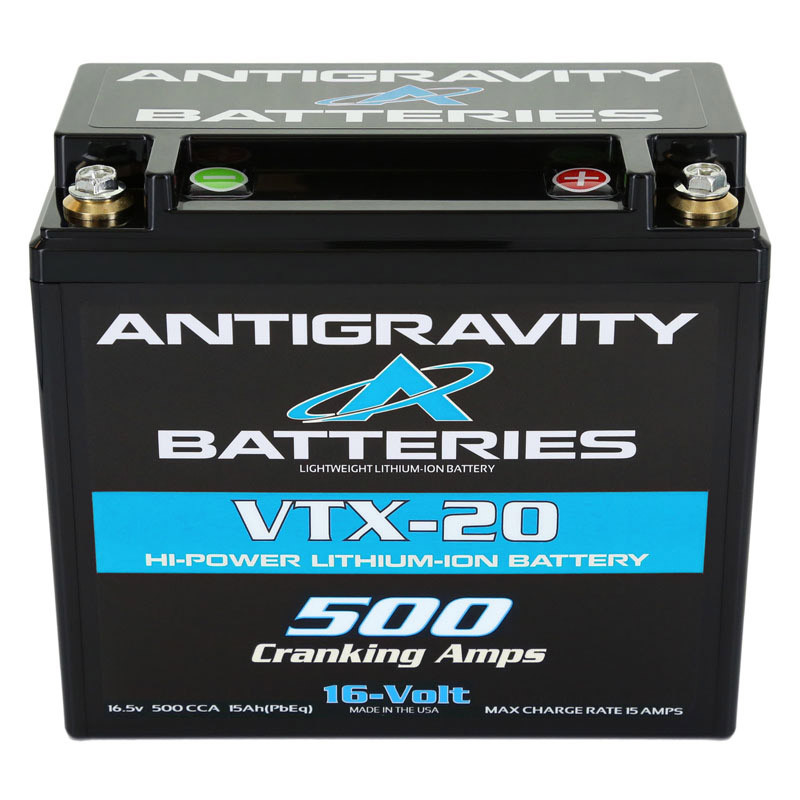 16-volt Lithium "Race" Battery, 20-cell 500ca; Left Negative Terminal - Image 3