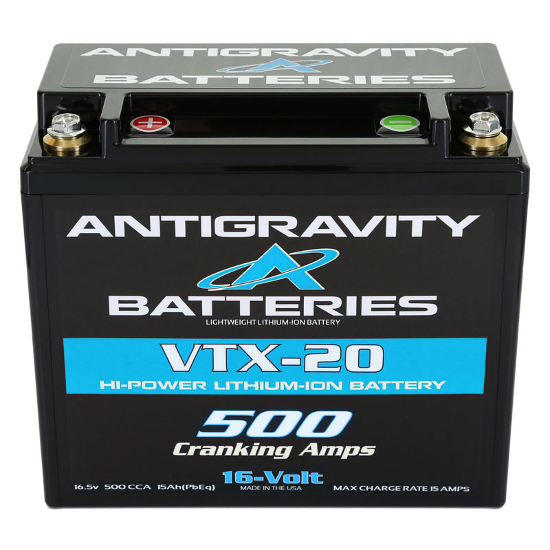 16-volt Lithium "Race" Battery, 20-cell 500ca; Right Negative Terminal - Image 3