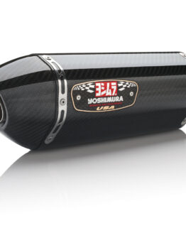 Yoshimura R77 Carbon Fiber Slip-On Exhaust Black Fits 11-24 GSXR600/750