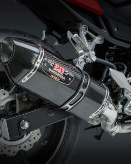 Yoshimura R77 Carbon Fiber Slip-On Exhaust Black Fits Honda CBR500R