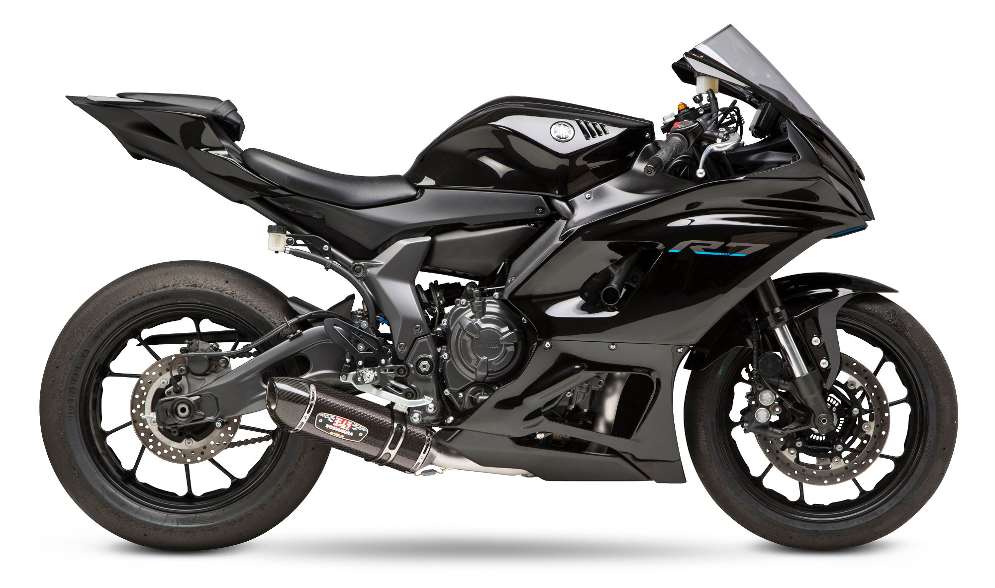 Yoshimura R77 Carbon Fiber Full Exhaust Black Fits Yamaha FZ-07 MT-07 XSR700 R7 - Image 8