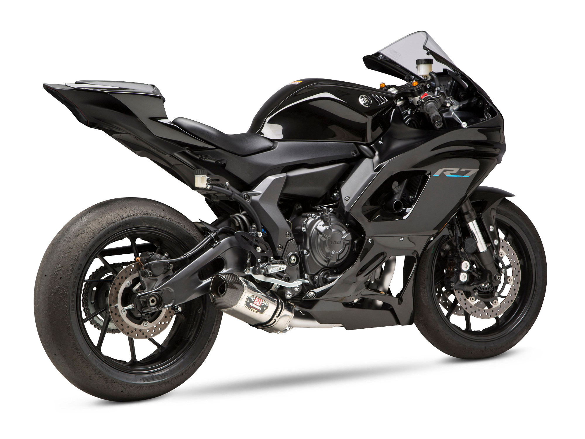 R77 Works Stainless Full Exhaust Silver Fits 15-21 Yamaha FZ-07 MT-07 XSR700 - Image 5