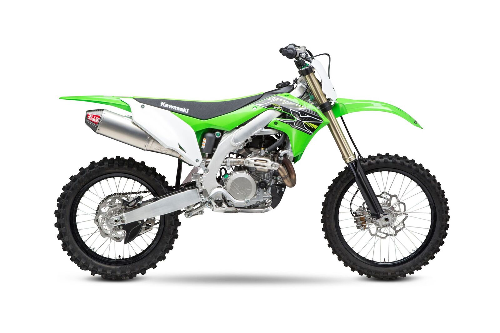 Yoshimura RS4 Aluminum Slip-On Exhaust Silver Fits 19-22 Kawasaki KX450/KX450X - Image 3