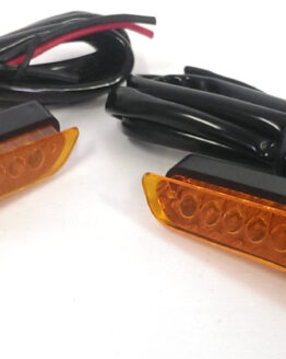 Zeta Racing XC Hand Guard Orange Replacement Flashers